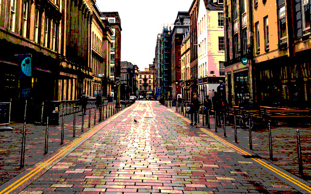 The image from before, posterised.